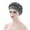 Grey, variant on Clothing 2025 Bucket Hats Fashion Women Beading Braid Hat Ruffle Cancer Wrap Cap Sleep Caps Satin Lined Hair Bonnets Black
