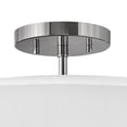 thumbnail image 6 of 38893PN-Hinkley Lighting-Graham - 3 Light Medium Semi-Flush Mount in Transitional Style - 16 Inches Wide by 13.75 Inches High-Polished Nickel Finish, 6 of 7