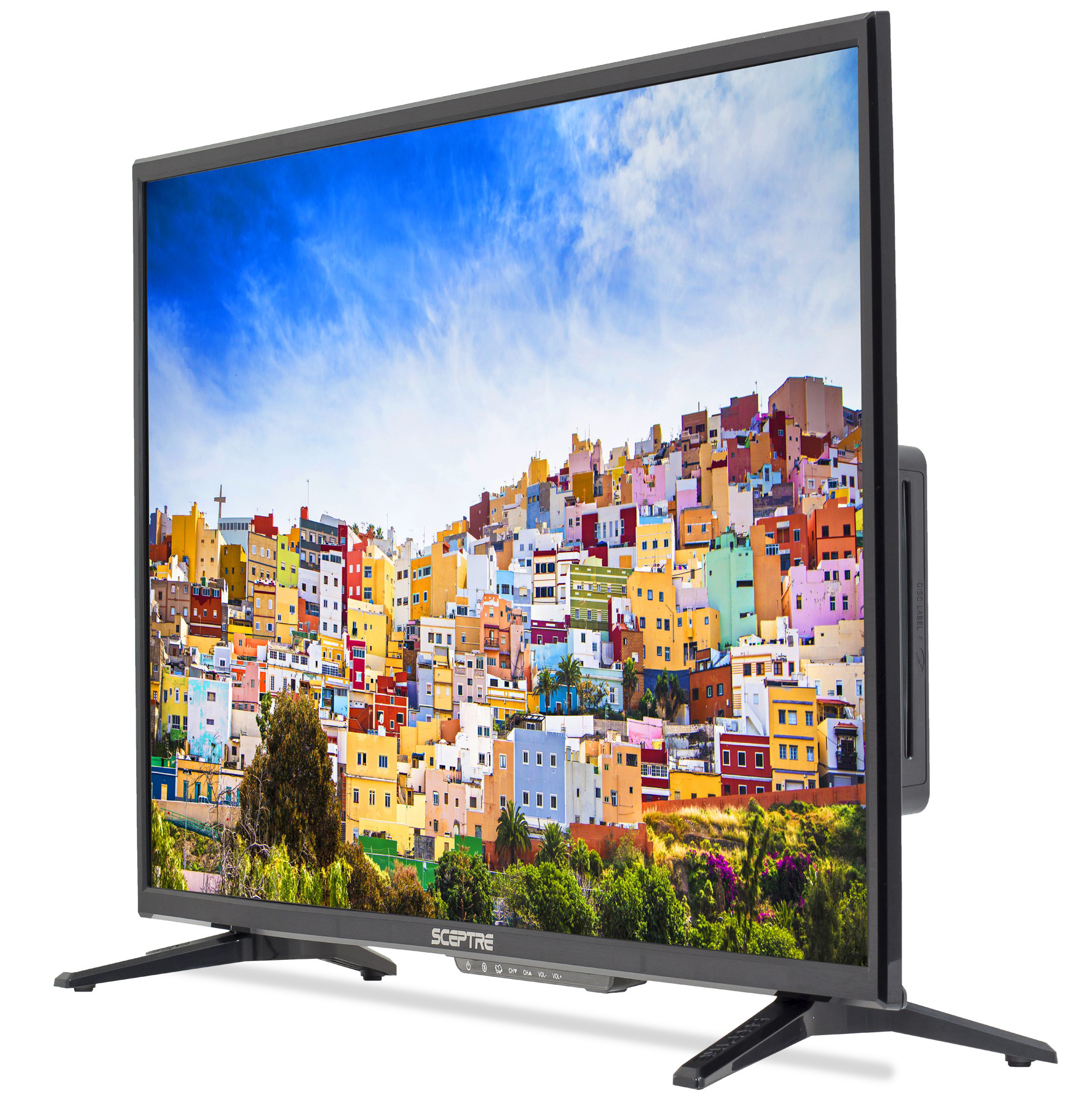 Sceptre 32" Class HD (720P) LED TV (E325BD-S) with Built-in DVD - image 4 of 7
