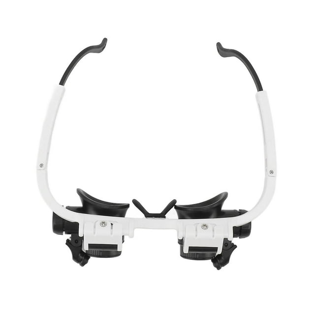 8X, 15X, 23X Head Mount Magnifiers, Hands Free Magnifying Glass with 2 LEDs for Watch Repair