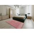 thumbnail image 4 of Ahgly Company Indoor Rectangle Abstract Pink Abstract Area Rugs, 4' x 6', 4 of 6
