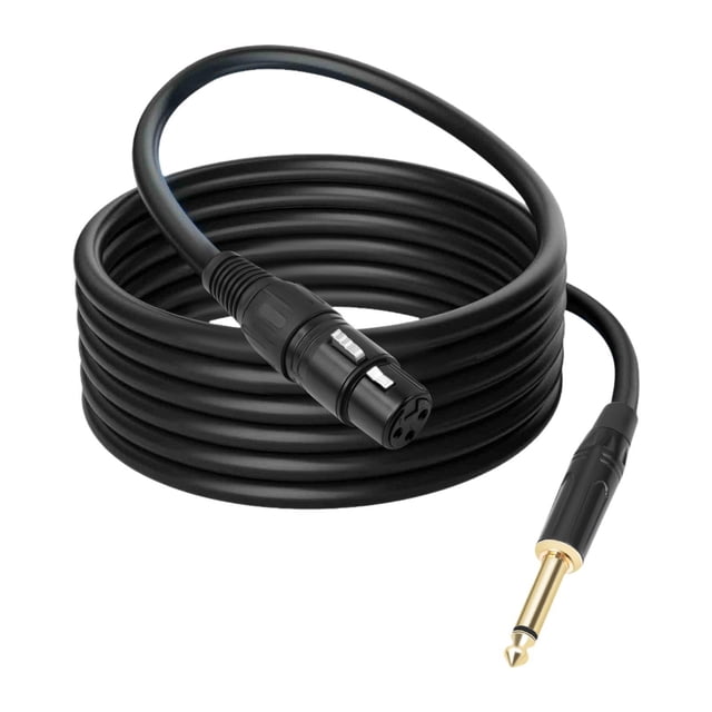 TRS a XLR Cable de cable Cable de audio enchufe y reproduce el cable XLR a femenino a 1/4 para equipos estéreo malemplificador , 2m