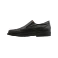 thumbnail image 4 of Zapato Mocasín de piel Triples Zurich 36100 Negro para Hombre, 4 of 8