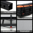 thumbnail image 3 of ChaoLink 60"x24"x14"Hitch Mount Cargo Carrier Basket 500 Lbs Capacity Net and Straps Fits 2 Inch Receiver for Cars and SUVs, 3 of 7