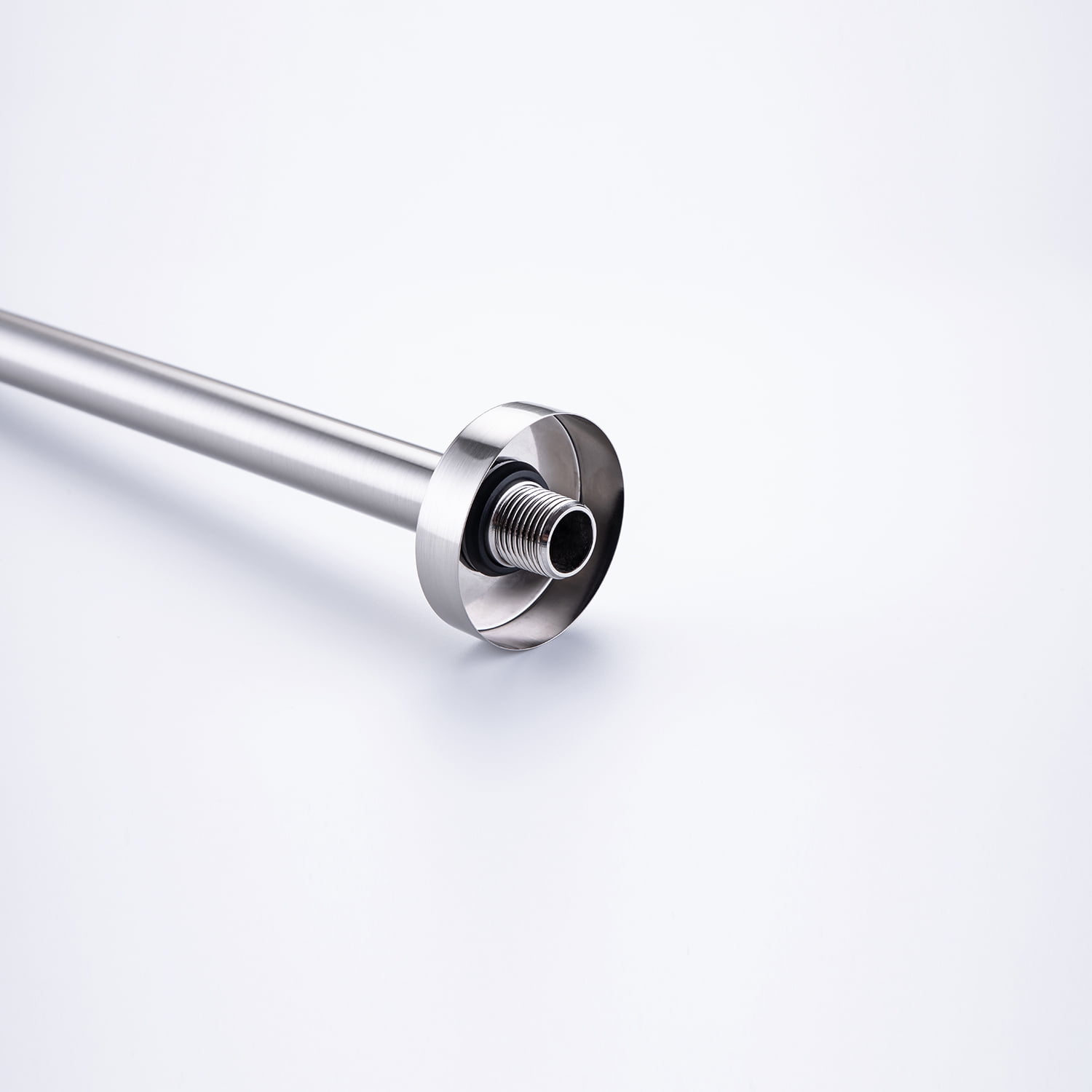Shower Arm, Extra Fixed Arm with Flange, Stainless Steel Wall-Mounted ShowerHead Arm