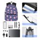 thumbnail image 4 of Disketp Cute Pig Mochila Ligera Clásica con Múltiples Bolsillos, Mochila Casual para Hombre y Mujer, Ideal para Escuela, Trabajo y Viajes, 4 of 6
