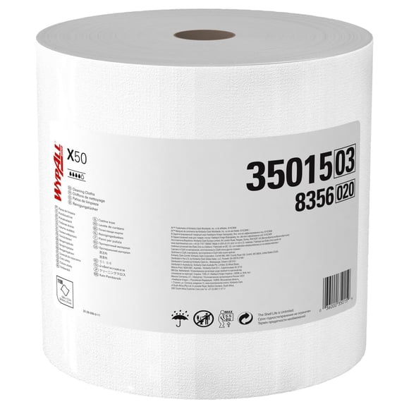 Toallitas limpiadoras Wypall GeneralClean X50, 1 rollo (1100 hojas)