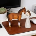 thumbnail image 6 of Horse Gifts for Girls Women - Girl Embraces Horses Figurine Gifts for Horse Lovers Women Sculpted Hand-Painted Resin Horses Stuff Cowgirl Equestrian Decor, 6 of 7