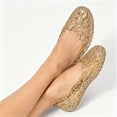 thumbnail image 6 of CHICVOMEY Comfortable Womens Flats Lightweight Slip-on Jelly Shoes Casual Non-slip Flat Shoes Suitable for Holiday and Beach, 6 of 8