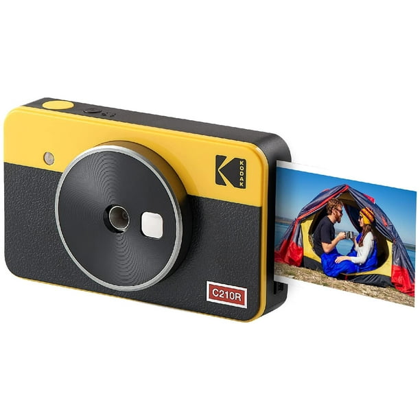 Kodak Mini Shot 2 Retro 2.1x3.4 Appareil photo instantané et imprimante  photo portable sans fil, compatible avec iOS, Android et 