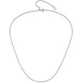 thumbnail image 4 of Sterling Silver Adjustable 1.2mm Round Box Chain - 30"- Made In Italy, 4 of 9