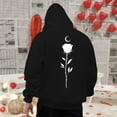 thumbnail image 2 of Essentials Men Women Hooded Sweatshirts Oversize Hoodies Rose Print Long Sleeve Unisex Fashion Husband Gifts Clothes, 2 of 4