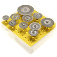 thumbnail image 1 of 10 Pieces Diamond Cutting Discs Cutting Wheel Set For Dremel, 1 of 5