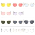 thumbnail image 4 of Sonducket Vintage Square Frame Mujeres Clear UV400 Gafas de protección ocular HD Goggles Lentes  dos, 4 of 6