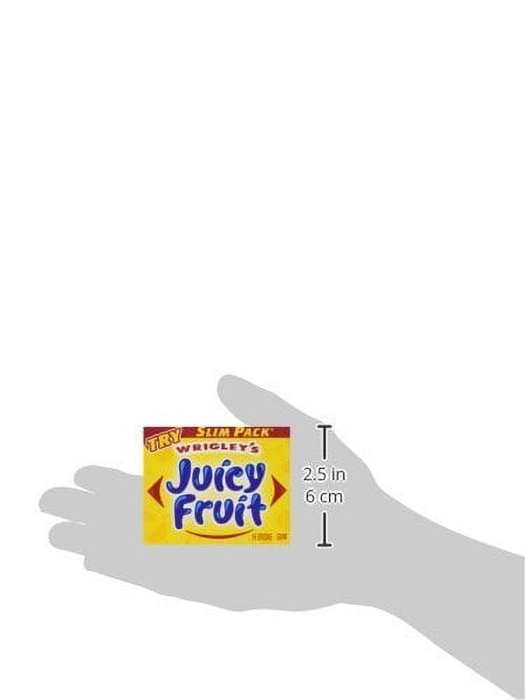 Juicy Fruit Original Bubble Gum, Bulk Chewing Gum, 15 pc, 10 ct