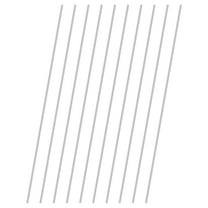 Uxcell 10-Pack 304 Stainless Steel Solid Round Rod, 2x200mm Metal Solid Shaft Rods for DIY Craft[0.08x7.87IN]