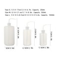 thumbnail image 2 of IBASETOY 6Pcs Convenient White Plastic Watering Can with Pointed Mouth for Household Plant Accessory, 2 of 6