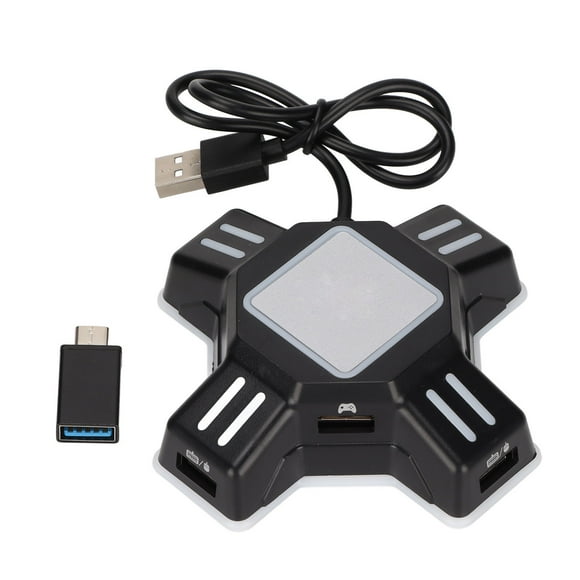 DEWIN KX Convertisseur Clavier Souris USB Adaptateur Clavier Souris pour PS4 pour Switch pour PS3 pour Xbox One Noir