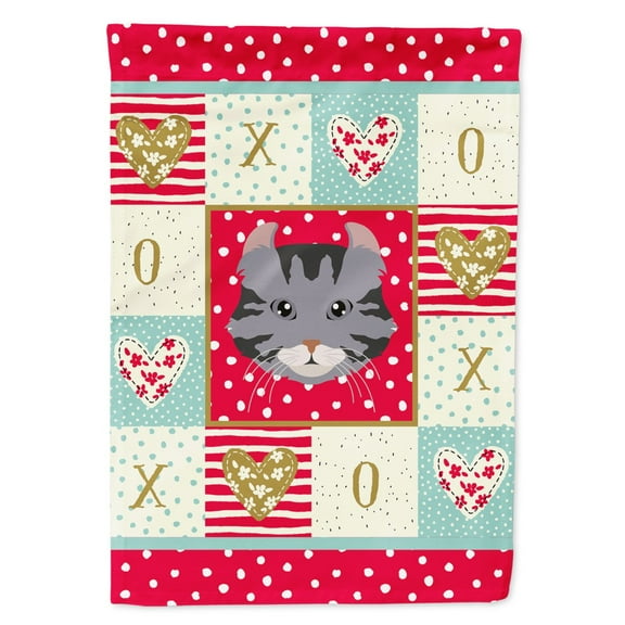 American Curl Cat Garden Flag