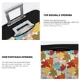 thumbnail image 5 of Haiem Fall Maple Leaves Luggage Cover Printed Suitcase Covers for Luggage Elastic Washable Suitcase Protector Fits 18-32 Inch Luggage-Large, 5 of 9