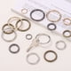 thumbnail image 3 of Uxcell 32 Pcs O Ring Buckle 25mm/1" ID 3.8mm Thickness for Bags, Bright Silver, 3 of 5