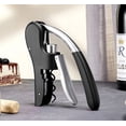 thumbnail image 4 of Elegant Wine Opener, Vertical Lever Corkscrew With Non-Slip Grip And Removable Foil Cutter, Automatic Cork Release, And Extra Spiral Included, Perfect For Wine Lovers, 4 of 6