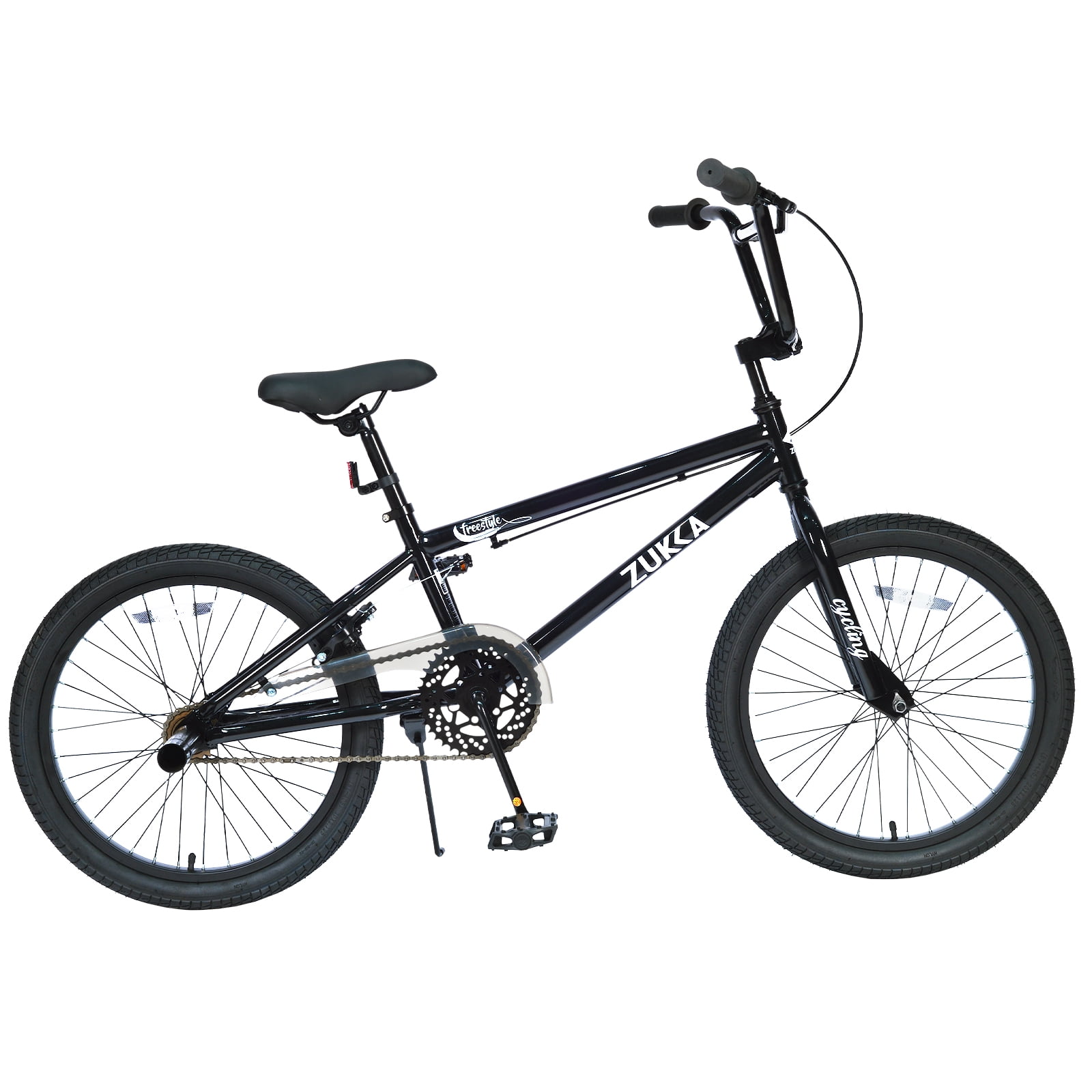 55.12'' Speed BMX Bike,20 Inch Wheel,Mountain Bike with Durable Steel Frame for Teen and Men Women Riders,Rear Caliper Brake,Black