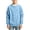 Light Blue, variant on WDWYY Boys Waffle Knit Crew Neck Sweatshirt Arm Pocket Casual School Long Sleeve Loose Fit Pullover Top Light Blue 9-10 Years