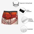 thumbnail image 3 of Balery Basketball Shot Calzoncillos bóxer para hombre, ropa interior de algodón suave y transpirable con cinturilla de nailon-X-Large, 3 of 5