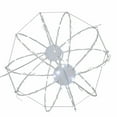 thumbnail image 6 of Kurt S. Adler 12 in. Cool White Superbright LED Clear Wire Foldable Metal Sphere, 6 of 9