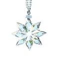 thumbnail image 2 of CxhicLuv Crystal Snowflake Car Pendants, Octagonal Rearview Mirror Decor, Dazzling Artificial Glass Design, Brings Romance & Luck to Rides, Multiple Colors for Personalized Style, Clear, 2 of 3