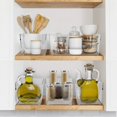 thumbnail image 2 of Sorbus Open Plastic Storage Bins Clear Pantry Organizer Box Bin Containers for Organizing Kitchen Fridge, Food, Snack Pantry Cabinet, Fruit, Vegetables, Bathroom Supplies, Square (4-Pack), 2 of 3