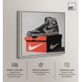 thumbnail image 2 of The Upmost Stylish Sneaker Canvas Print Sneaker Wall Art by Art Remedy, Silver Frame, 40 x 40, 2 of 6