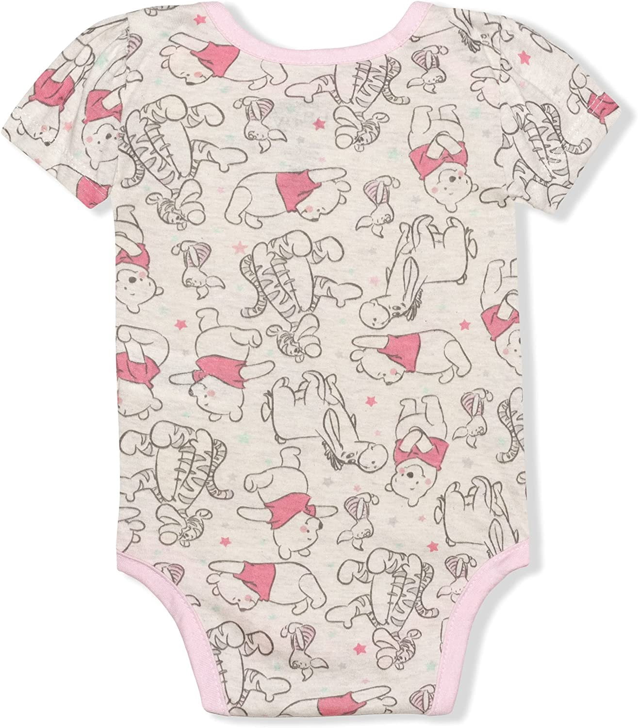 Winnie The Pooh Girls 3 Pack Character Onesie, Newborn