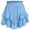 BU2, variant on Flowy Skater Skirt with Ruffle Casual Tennis Skirt Solid Color Lace Comfort Stretch Waistband for Daily Wear Neon Skirt XXL