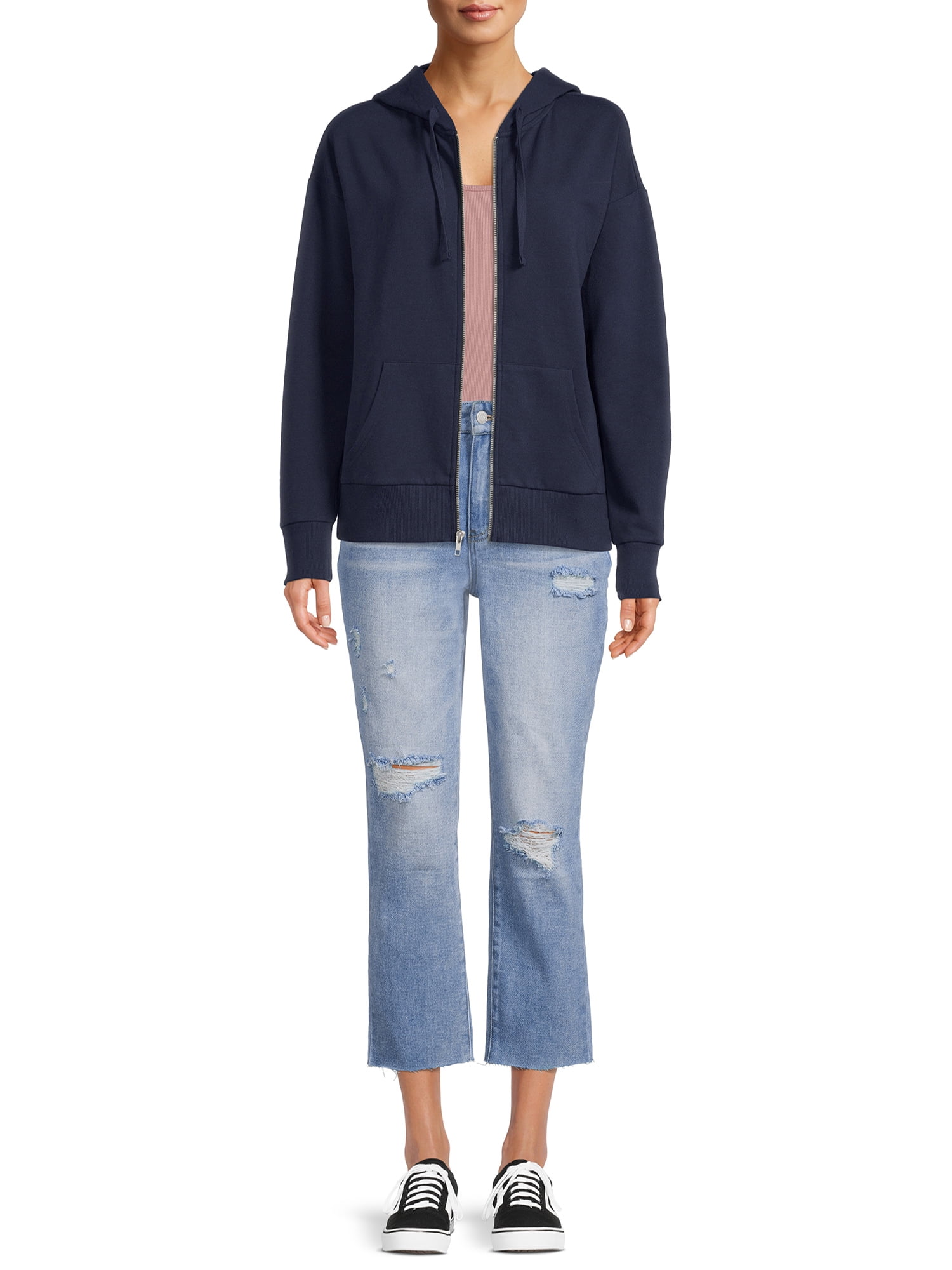 Time and Tru Women's Zip Up Hoodie