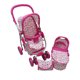 thumbnail image 1 of Carriola para Muñeca Accesorio The Baby Shop con llantas soft eva anti-ruido y resistentes Rosa -, 1 of 3