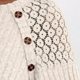 thumbnail image 5 of Tops for Women Lace Long Sleeved Round-Neck Solid Color Patchwork T-Shirt Pullover Blouse Beige L, 5 of 5