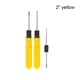 thumbnail image 2 of Eigraketly Destornillador multiusos herramienta de reparación manual de doble cabeza aleación de acero con mango de plástico carpintería Industrial Herramientas y ferretería amarillo 2 pulgadas Eigraketly TO009642-02, 2 of 6