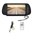 thumbnail image 3 of 7 Inch Car LCD Mirror Monitor Parking Screen Auto Display Assist for Rear View Reversing Camera,1 * Car LCD mirror monitor,Black, 3 of 5
