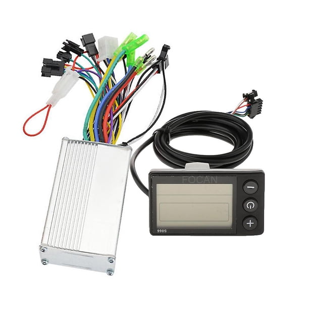 24v 36v 48v 52v 60v 350w Electric Bicycle Controller With Lcd Display Panel E-bike Electric Scooter Brushless Controller S866
