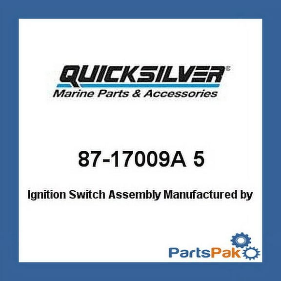 Mercury - Mercruiser 87-17009A 5 Mercury Quicksilver 87-17009A 5 Ignition Switch Assembly-