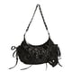 thumbnail image 1 of Likrtyny Bolso Hombro para Mujer Bolso Bandolera Acolchado Cuero PU Bolso Con Pajarita (Negro), 1 of 9