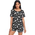 thumbnail image 2 of Womens Pajama Sets Short Sleeve Sleepwear with Pockets,Pandas, 2 of 5