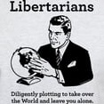 thumbnail image 3 of CafePress - The Libertarian Plot Light T Shirt - Men's Classic Graphic T-Shirt, 3 of 4