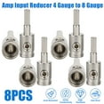 thumbnail image 3 of 8PCS Car Audio Amp Input Reducer 4 Gauge to 8 Gauge Wire Reducer Power and Ground, 3 of 11