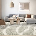 thumbnail image 3 of FairOnly 8'x10' Beige Contemporary Washable Area Rugs for Living Room Abstract Ocean Print Rugs for Living Room Soft Low Pile Indoor Floor Carpet, 3 of 7
