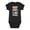 BLACK, variant on - Daddy Says I Like Football - Infant One Piece