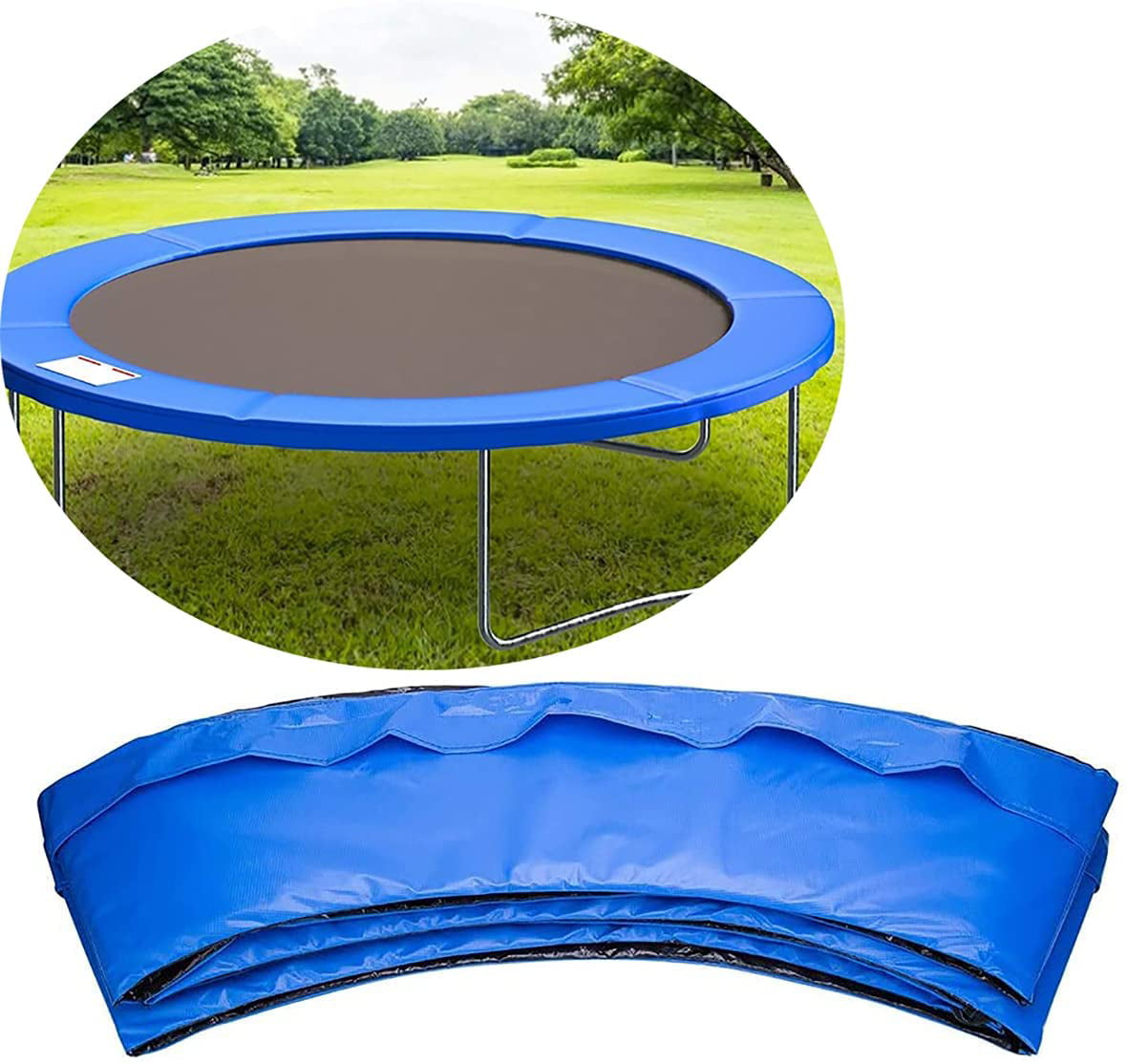 ZYR Replacement Trampoline Surround Pads Extra Thick Foam Safety Spring Cover Mat Padding,for Outdoor Garden,10ft 