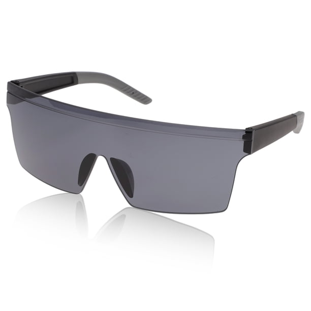 Gafas de montar para motocicleta Unique Bargains 1 Pc con lentes gris oscuro y marco negro